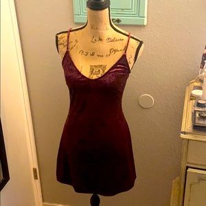 Velvet Slip Dress